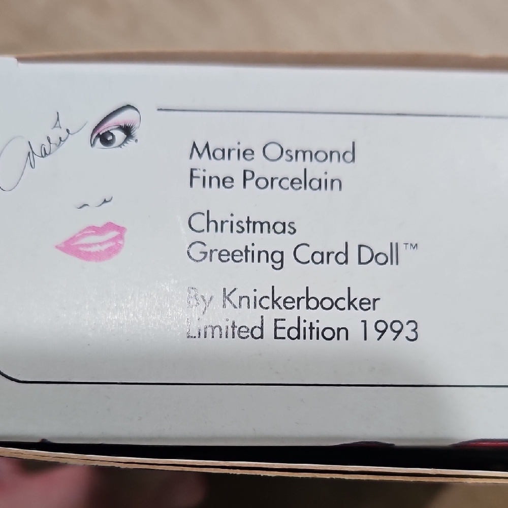 Marie Osmond 1993 Porcelain Doll